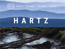 Tablet Screenshot of hartz.com.au